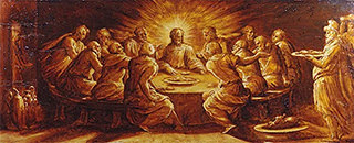 Thumbnail of 'The Last Supper' by Giorgio Vasari II, c. 1545. Click to open Warren Camp's 'Peter Masterpieces' Album 11. Thumbnail of 'The Last Supper' by Giorgio Vasari II, c. 1545. Warren Camp's 'Peter Masterpieces' photo album.