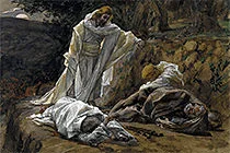Thumbnail of 'You Could Not Watch One Hour with Me' by James Tissot, 1886–1894. Click to open Warren Camp's 'Peter Masterpieces' Album 13. Thumbnail of 'You Could Not Watch One Hour with Me' by James Tissot, 1886–1894. Warren Camp's 'Peter Masterpieces' photo album.