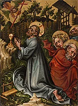 'The Agony in the Garden' painting by the Master of the Friedrich Altar