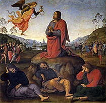 'Agony in the Garden' painting by Pietro Perugino