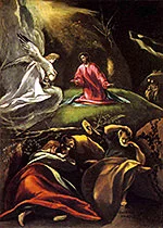 'Agony in the Garden' painting by El Greco