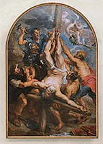 'Crucifixion of Peter' painting by Peter Paul Rubens