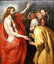 'Christ Giving the Keys to Saint Peter' painting by Peter Paul Rubens