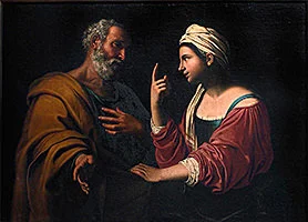 'Denial of Saint Peter' painting by Antiveduto Gramatica