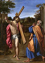 'Lord, Where Are You Going?' painting by Annibale Carracci