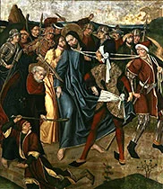 'The Capture of Christ' tempera -on-wood painting by Master of 1486-1487