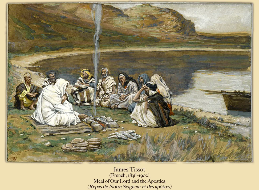 Photo of Tissot's 'Meal of Our Lord and the Apostles,' 1886–1894.