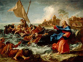 'The Miraculous Draught of Fishes' painting by Sebastiano Ricci