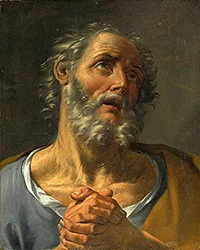 'Penitent St Peter' painting by Donato Creti