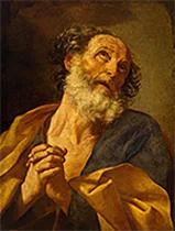 'Saint Peter' painting by Guido Reni