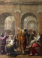 'The Descent of the Holy Spirit' painting by Jacques Blanchard