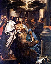 'Pentecost' painting by Anthony van Dyck