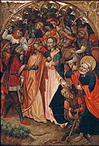 'The Kiss of Judas' painting by Master of Retascón