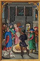 'Peter's Denial' painting by Simon Bening