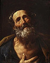 'St Peter Penitent' painting by Guido Reni