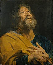 'St Peter' painting by Anthony van Dyck