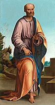 'Saint Peter' painting by Lorenzo Costa