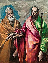 'Saint Peter and Saint Paul' painting by El Greco