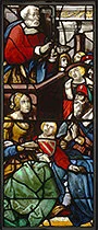 Stained glass of 'The Calling of Saint Peter'