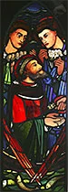 Stained glass of 'The Calling of Saint Peter'