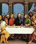'The Last Supper' painting by Hans the Younger Holbein