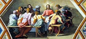 Thumbnail of 'The Last Supper' by Raphael Santi, 1518–1519. Warren Camp's 'Peter Masterpieces' photo album.