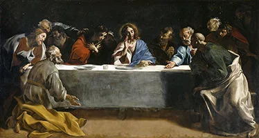 'The Last Supper' painting by Giovanni Lanfranco