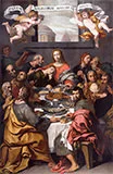'The Last Supper' engraving by Daniele Crespi