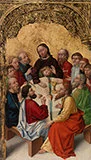 'The Last Supper' painting by Central German Master