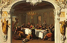 'The Last Supper' painting by Sebastiano Ricci