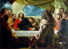 'The Last Supper' painting by Benjamin West