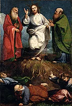 'The Transfiguration of Christ' painting by Il Pordenone