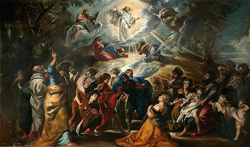 'The Transfiguration of Christ' painting by Peter Paul Rubens