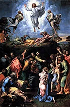 'The Transfiguration of Christ' painting by Raphael
