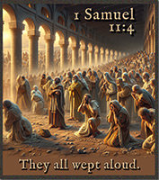Warren Camp's Scripture picture of 1 Samuel 11:4 NIV