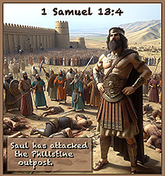 Warren Camp's Scripture picture of 1 Samuel 13:4 NIV