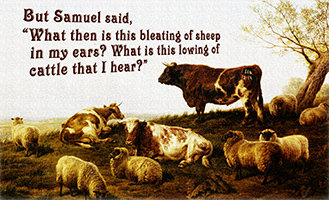 Warren Camp's Scripture picture of 1 Samuel 15:14 NIV