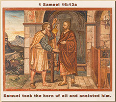 Warren Camp's Scripture picture of 1 Samuel 16:13a NIV