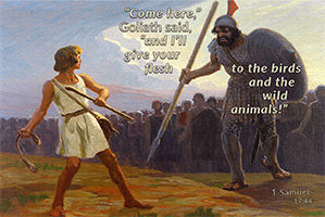 Warren Camp's Scripture picture of 1 Samuel 17:44 NIV