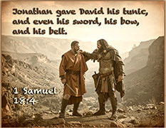 Warren Camp's Scripture picture of 1 Samuel 18:4 NIV