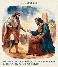 Warren Camp's Scripture picture of 1 Samuel 21:8