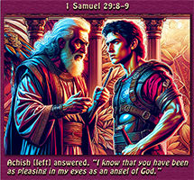 Warren Camp's Scripture picture of 1 Samuel 29:8–9 NIV'