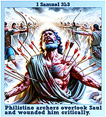 Warren Camp's Scripture picture of 1 Samuel 31:3 NIV