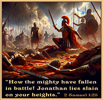 Warren Camp's Scripture picture of 2 Samuel 1:25 NIV