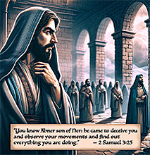 Warren Camp's Scripture picture of 2 Samuel 3:25 NIV