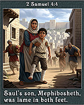 Warren Camp's Scripture picture of 2 Samuel 4:4 NIV