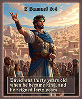 Warren Camp's Scripture picture of 2 Samuel 5:4 NIV