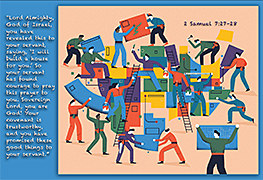 Warren Camp's custom-created Scripture picture of 2 Samuel 7:27–28 NIV