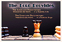 Warren Camp's custom-created Scripture picture of 2 Samuel 8:6b, 14b NIV