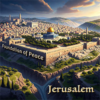 Warren Camp's custom-created picture of Jerusalem